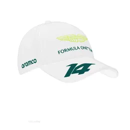 Ball Caps 2023 Özelleştirilmiş Aston Martin F1 Alonso Hat Erkek ve Kadın Hayranlar Formula Bir Aksesuarlar Şapka Beyzbol Kapağı
