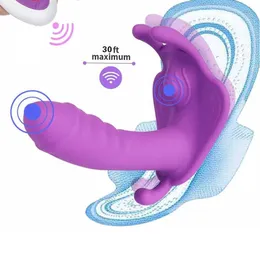 Sex Toy Massager Wear Dildo Vibrator Toy for Women Orgasm Masturbator g Spot Clit Stimulate Remote Control Panties Vibrators Adult Toys