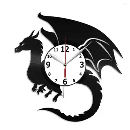 Zegarki ścienne Dragon Clock Creative Home Design Dekoracja Dekoracja Ozdarów Ozdar urodziny