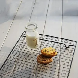 Bakningsverktyg stålkaka kylhylla nonstick rutnät Netbricka för kex cookie pie bröd torkstativ kylare hållare