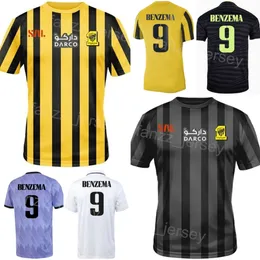 Camisa de futebol Al Ittihad 2023 Karim Benzema Abderrazak Hamdallah Romarinho Igor Coronado Haroune Camara Ahmed Hegazi Ahmed Sharahili COSTA Camisa de futebol Kits