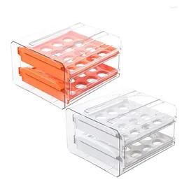 Бутылки для хранения холодильника держателя яйца -холодильника тип ящика типа складываемые бункеры прозрачный пластиковый контейнер