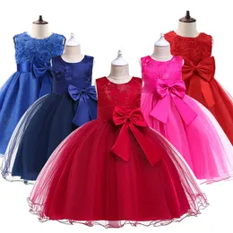 Девушки платья девочка цветочная принцесса платье детей летнее свадьба на вечеринке по случаю дня рождения 5 8 10 лет детское платье одежда костюма 230607