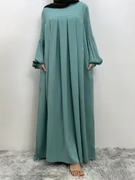 Frauen Hijab Kleid Türkei Kaftan Islam Kleidung Muslimische lange Kleider Dubai bescheidene Robe Kimono marokkanischen Kaftan
