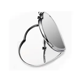 DIY 승화 금속 패션 메이크업은 빈 알루미늄 플레이트 열전달 재료 화장품 메이크업 거울을 가진 거울