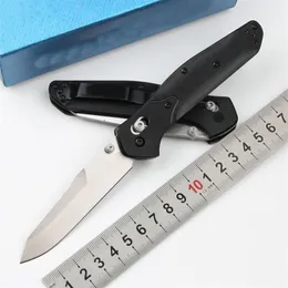 Butterfly 940 Pocket Folding Knife D2 Stone Wash Tanto Point Blade Black G10 Handle With Nylon Bag And Retail Box288g