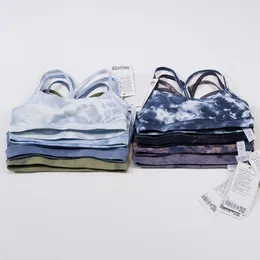 Lulu Camouflage Bra Align Yoga Sport High Impact Fitness Seamless Top Breasable Chest Cushion Gym Women's Sportswear Yoga Fitness Vest Sports Top Sale 2023