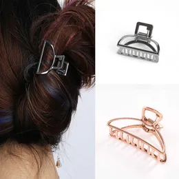 Baumeln Kronleuchter Frauen Geometrische Haar Klaue Einfarbig Haar Krabbe Retro Mond Form Perle Haar Clips Make-Up Haar Zubehör große Größe Haarnadel Z0608