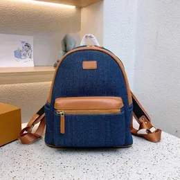 Neue Ankunft Leinwand Designer Rucksäcke Tasche MM Frauen Designer Rucksack Büchertaschen 4 Größe Designer Tasche Mode Große Kapazität Schultasche Rucksack 220804