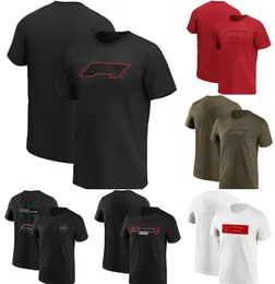 2023 F1 T-shirt Formula 1 Logo Graphic T-shirt Black Men's Extreme Sports Racing Short Sleeve Summer Fashion Plus Size Casual T-shirt