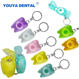 Diğer Oral Hijyen 30psc Toptan 15m Dental Diş ipi Anahtarlık Bakım Dişleri Diş Temizleme Sağlık Temiz Tel Güzellik Gülümsemesi 230607