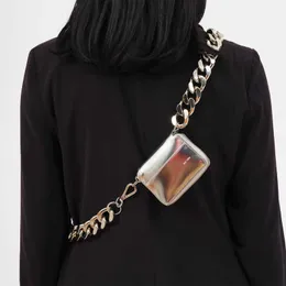 Cross body Bag Designer Bags Mini Handbag Black Bike Wallet with Thick Metal Chain Shoulder Crossbody Bags 230608