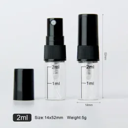 Empty 2ml Atomizer spray bottle transparent mini sample perfume bottles 5000pcslot from china manufacture dhl ups fedex free