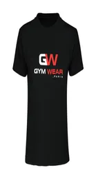 2020ss GW GYM WEAR BPARIS Printed Women Men Short Sleeve T shirts Men Casual Cotton T shirt Summer Style8285205