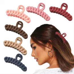 Inne koreańskie damskie kucyk Shark Clip Hair Hair Crab Can Brabber Akcesoria Fryzury Wholesale R230608