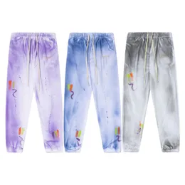 calças de grife calças de moletom de grife calças masculinas jogger calças tingidas com grafite estampadas hip hop homens e mulheres calças retas casuais tamanho: S-XL