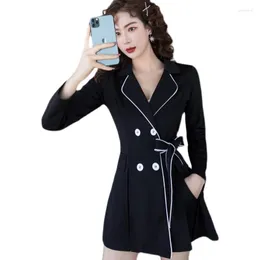 Women's Two Piece Pants YUZACDWX Autumn Fashion Women's Long Sleeve Sexy Suit Shorts Evening Formal Dress Suits Women Spring2 Sets