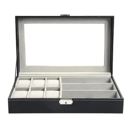 multi functional cases box sunglass high - end glasses sunglas Organizer Case locked Watch Display Holder O261S