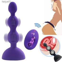 Kadınlar için Seks Ürün 10 Hızlı Prostat Masaj Anal Popo Fişi Samimi Erotik Yetişkin Seks Oyuncakları Çift Dildo Vibratör Seks Mağazası L230518