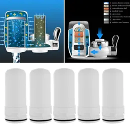 Appliances 5pcs Replacement Ceramic Faucet Tap Water Filter Purfier Cartridge 4.2x8.7cm Tap Faucet Shower Filter Cartridge Percolator