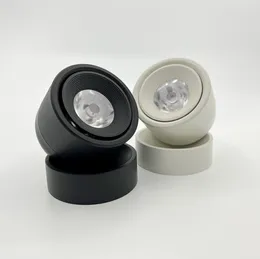 천장 조명 DIMMEAL LED LIGHT AC85-240V 5W 7W 9W 12W 15W 18W 표면 장착 및 360도 회전식 코비