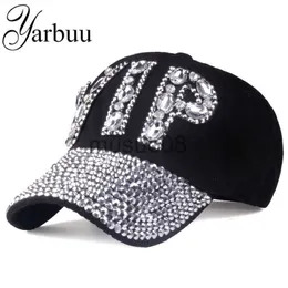 CAPS Caps Wholesale 2022 HAT RHINESTONE PRINT DENIM HAT RIVET SUN-SHADING VIP Baseball Summer Caps Jean Caps Hip Hop J230608