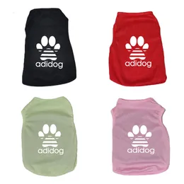 Vestuário para cães Roupas de verão de grife para cães pequenos e grandes Filhote de cachorro Gato Fino respirável Colete camiseta Roupas para animais de estimação Suprimentos 230608