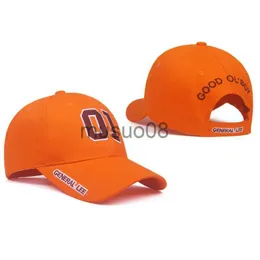 Ball Caps General Lee 01 Embroidered Cotton Cosplay Hat Orange Good OL' Boy Dukes Baseball Cap Adjustable Sun Visor Hats Unisex Caps J230608