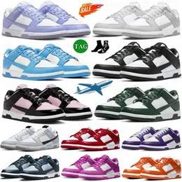 Designer sb low for Mens Women Casual Shoes Panda Chunky Dunky Triple Pink Ben and Jerry Black White Grey Fog Apple Chicago Laser Orange Sneakers dunks Trainers