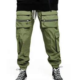 Lu Men Jogger Long Pants Sport Yoga Outfit Fleece Gym Zipper Pockets sweatpants jogging pants mens pants casal cargo 3xl ll29378