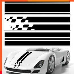 New Car Engine Cover Racing Stripe Stickers Modification Auto Styling Body Vinyl Decals Decoration Waterproof PVC Decorative Sticker