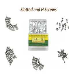 Slotted screws and H screws - Stainless Steel Assorted for Watch and Watch Repairs 12 Sizes Repair Tool Kit285j