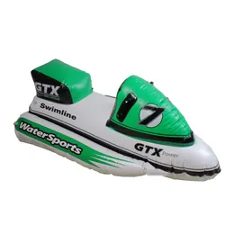 51 aufblasbares grünes GTX Power Water Bike Schwimmbad Ride on Float