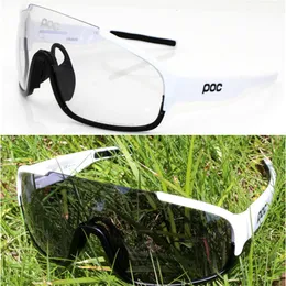 Utomhus Eyewear POC Pochromic Cycling Solglasögon Män kvinnor Sport Road MTB Mountain Bike Glasses Eyewear Discoloration Gafas Ciclismo 230608