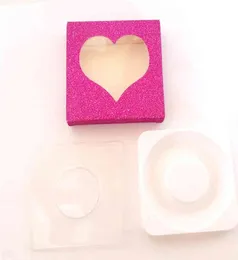 3D Mink Love shape Package Boxes False Eyelashes Empty Eyelash Case Lashes Box Paper Packaging 120pcs EEE2676 8LJR H3O63841976