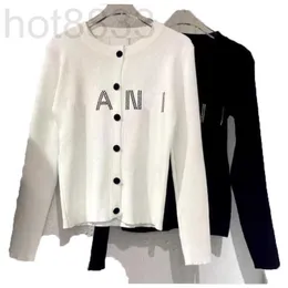 Maglioni da donna Designer Cardigan da donna Maglione Stampato Lettera Donna Unisex Maglieria Abbigliamento di alta qualità Felpa stile manica lunga Bianco Nero Top Taglia S-xl O