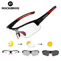 Outdoor Brillen ROCKBROS Pochromic Fietsen Zonnebril Eyewear UV400 MTB Road Fiets Bijziendheid Goggles Voor Vrouwen Mannen Outdoor Sport Fiets Bril 230608