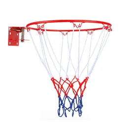 Other Sporting Goods 32cm12.6 Inch Wall Mounted Hanging Basketball Hoop Ring Goal Net Shooting Indoor Outdoor Basquetebol 230608