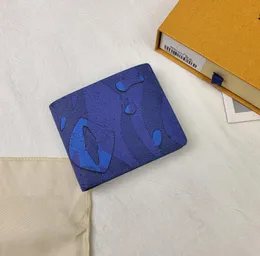 Designer Bags Unisex Leather Wallet Luxury Brand Blue Letter Zippy Wallets Men Built in Zipper Pocket With Multiple Slots Purses Women Clutch Bags Storage Wallets