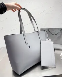 designer B tote bags borsa classica di moda borse composite lady pochette a tracolla tote shopping bag femminile pianura lettera casual tote borsa portafoglio