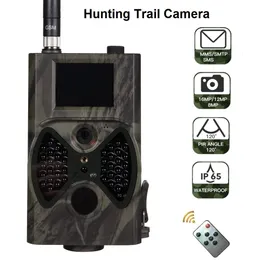 Jaktkameror utomhus 2G HC300M 1080P Cellulära spårkameror Wild Trap Game Night Vision Hunting Security Wireless Waterproof Motion Aktiverad 230608