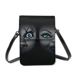 Evening Bags Chucky Shoulder Bag Vintage Leather Travel Mobile Phone Woman Fashion