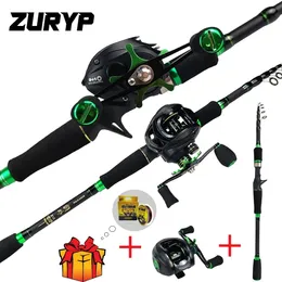 Rod Reel Combo Zuryp Est Fishing Rupp Reel Set 1,8 m 2,7 m gjutning Högt värde fiske och vänster höger hand 230609