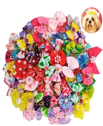 100pcs Pet Dog Hair Bows Hair Accessories Grooming Bows for Party Holiday Wedding Pet Supplies1365554