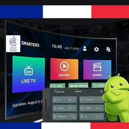 Hot H96 Max TV Android IPTV Compolt Complect Android France Europe HD Ultra Media Player Support Abonnement 1080 4K