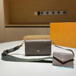 Дизайнер - Дневная упаковка женская сумка для плеча+буква кошелька Печатная сумка для поперечного телека