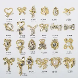 Metal cyrkon 3D Paznokcie dekoracje gwoździe najwyższej jakości kryształowe biżuteria paznokcie dekoracja cyrkonów diamentowych urok