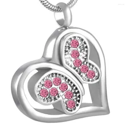 Pendant Necklaces Cute/Romantic Cremation Urn For Ashes Animal Butterfly Memorial Necklace Charms Wholesale Or Retail