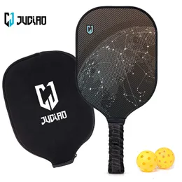 Tennis Rackets Juciao T700 Carbon Fiber PP Honeycomb Core Pickleball Racket With Cover 230608