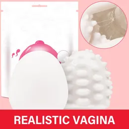 Realistic Vagina Anal Masturbation Cup Sex Tool for Men Silicone Tight Pussy Erotic Adult Toys Sex Toys Portable Aircraft Cup